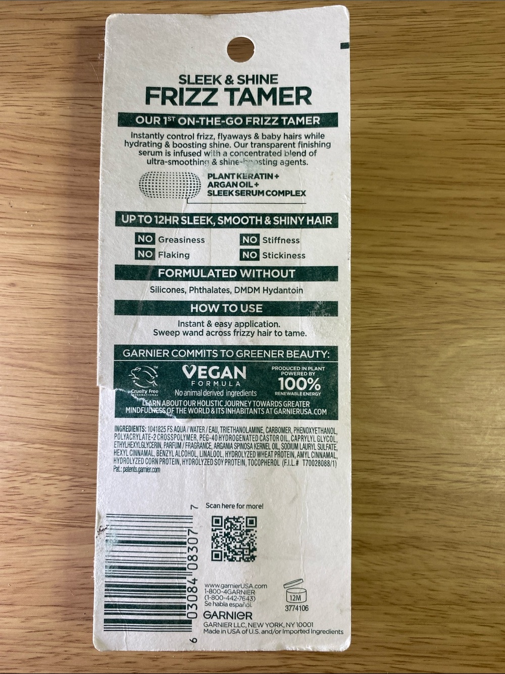 Garnier Fructis Sleek & Shine Frizz Tamer - Lime Green and Gold - Picture 3 of 4